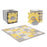 Covoraș de Joacă Kinderkraft Luno Shapes, Puzzle 3D, Spuma, Yellow