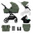 Cărucior Kinderkraft Yoxi 3In1 (Mink Pro) Mistic Green