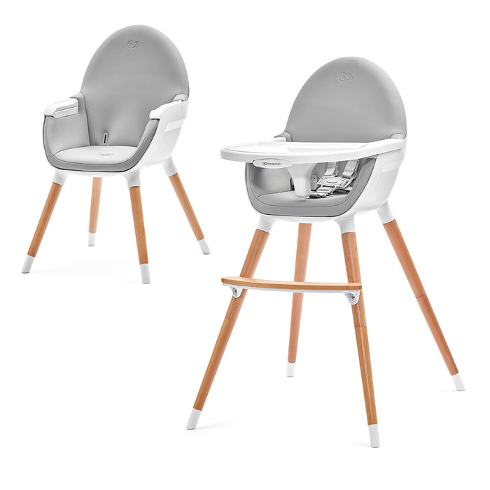 Scaun de Masă Kinderkraft Fini, 2 in 1, Grey