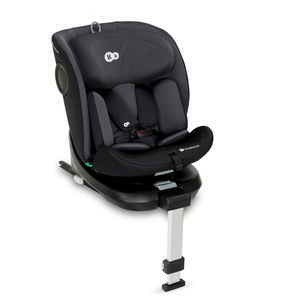Scaun Auto I-Size, 40-150 cm, Kinderkraft I-360, Black
