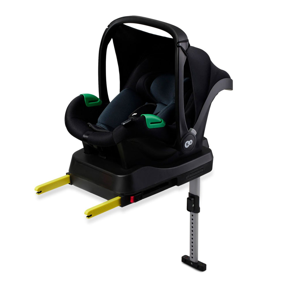 Scoică Auto Kinderkraft Mink Pro I-Size 40-75 cm + Bază Zestaw Black