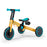 Bicicletă de Echilibru / Tricicletă Kinderkraft 4Trike, Primrose Yellow