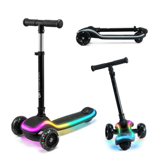 Trotinetă cu Lumini Kinderkraft Raket, Black