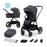 Cărucior Multifunctional 2In1 Kinderkraft Nea Dark Grey