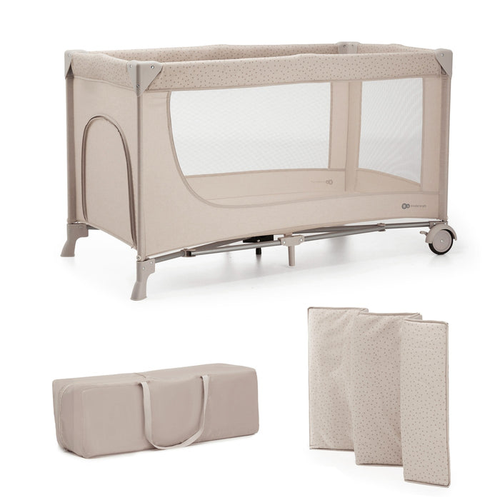 Pătuț Travel Kinderkraft Joy2, fără Accesorii, Beige