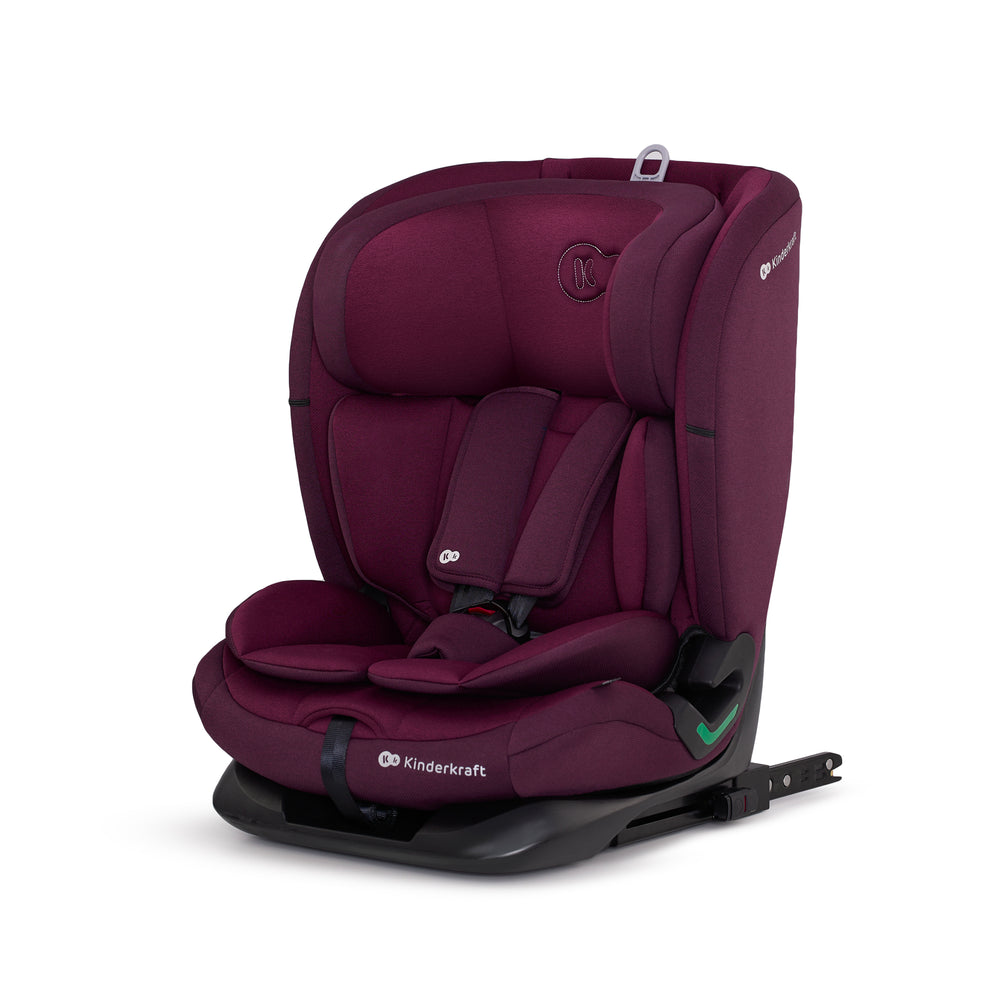 Scaun Auto I-Size, 76-150 cm, Kinderkraft Oneto 3, Isofix, Cherry Pearl