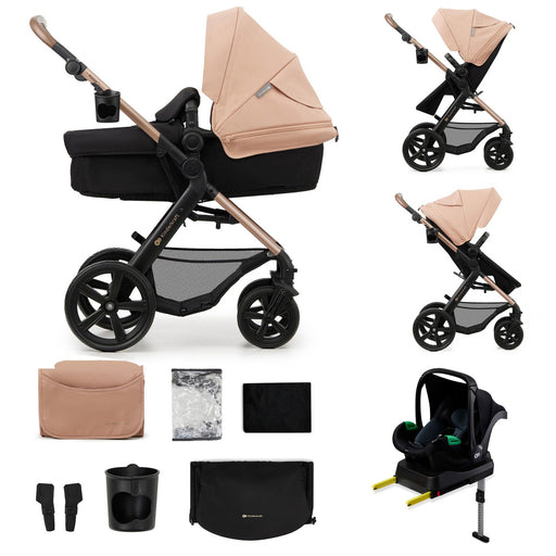 Cărucior Multifunctional Kinderkraft Moov 2 Eva 4In1 Sand Beige