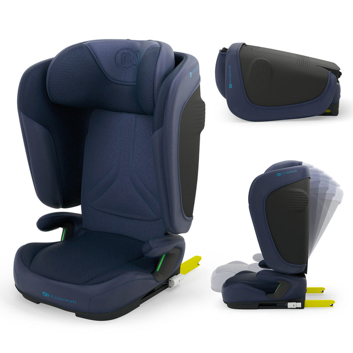 Scaun Auto Kinderkraft Unity2 100-150 cm, Navy