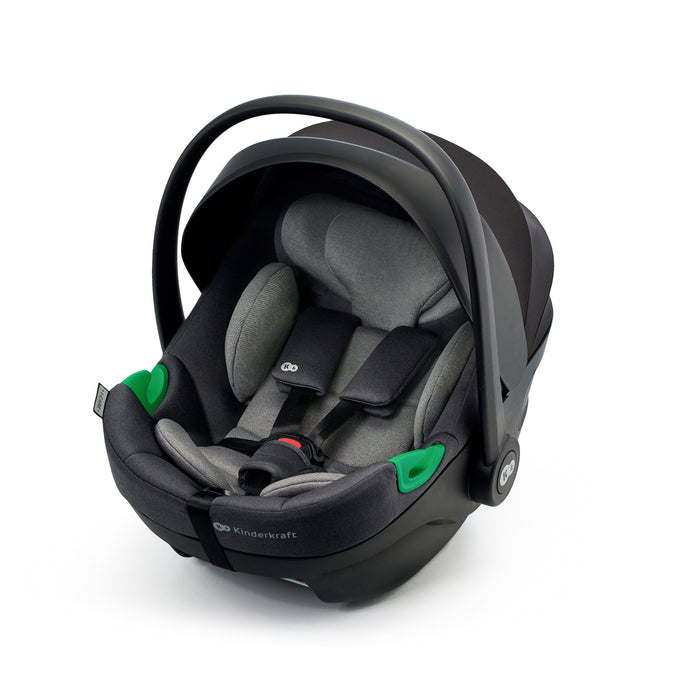 Scoică Auto Kinderkraft I-Care I-Size 40-87 cm, Rwf, Cool Grey