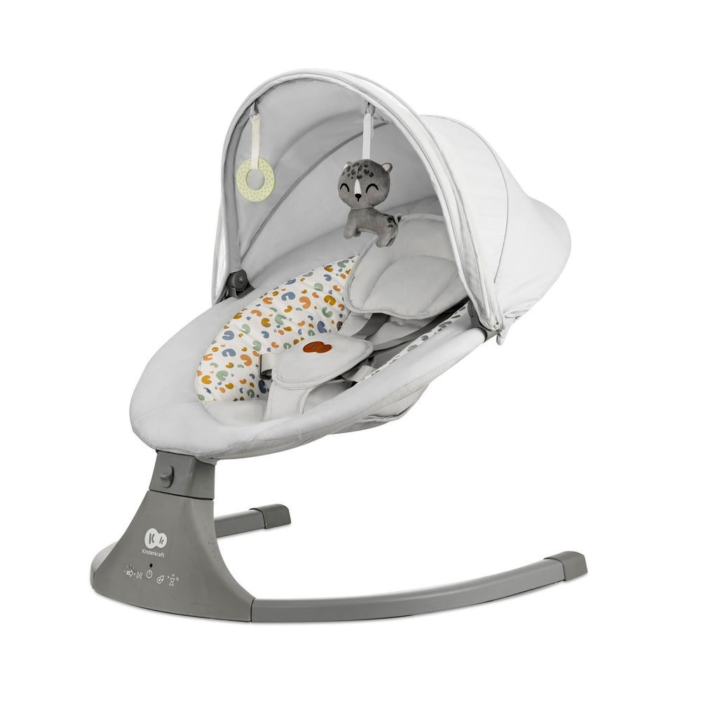 Leagăn Electric Kinderkraft Lumi 2, Light Grey
