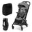 Cărucior Sport Kinderkraft Pilot 2, 0-22 kg, Platinum Grey