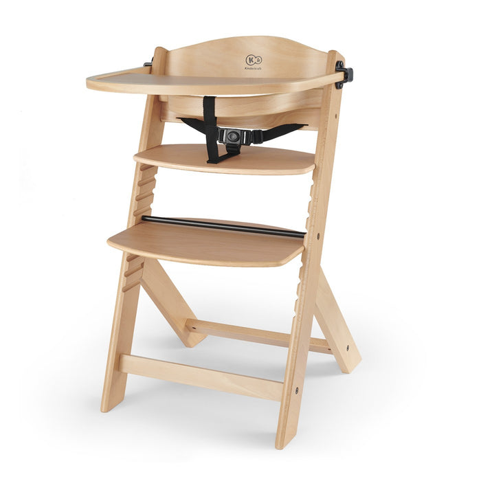 Scaun de Masă Kinderkraft Enock, 3 in 1, Lemn Nature