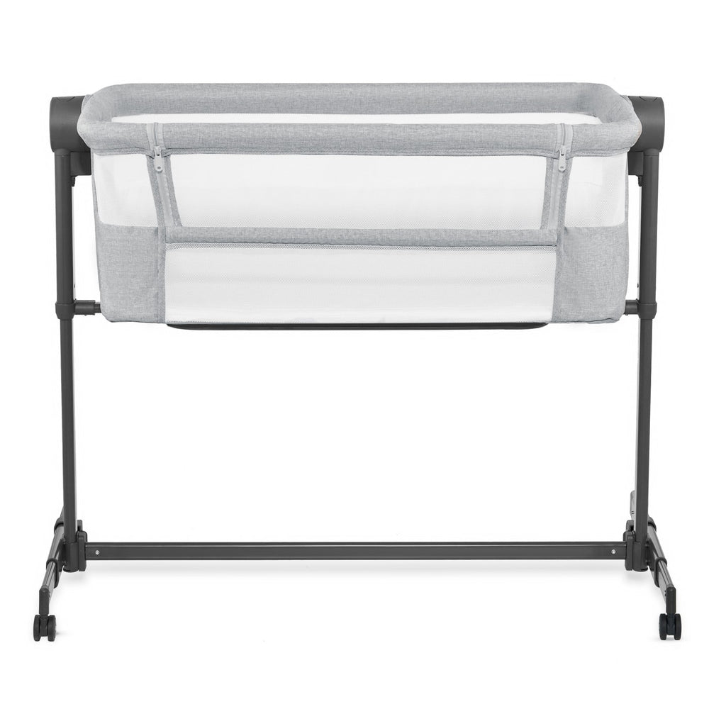 Pătuț Co-Sleeper Kinderkraft Nestee Up 2, Gri Deschis