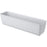 Jardiniera decorativa, Prosperplast, imitatie ratan, alba, 59x15.4x14.2 cm, Old