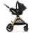 Cărucior Kinderkraft Esme, 3 in 1, Pure Black