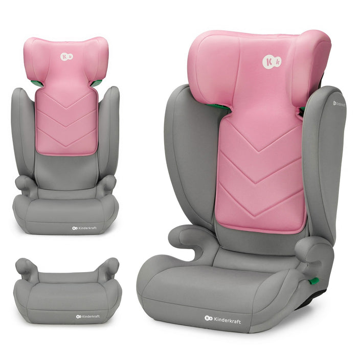 Scaun Auto Kinderkraft I-Spark, I-Size 100-150 cm, Pink