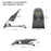Balansoar Kinderkraft Mimi, Grey