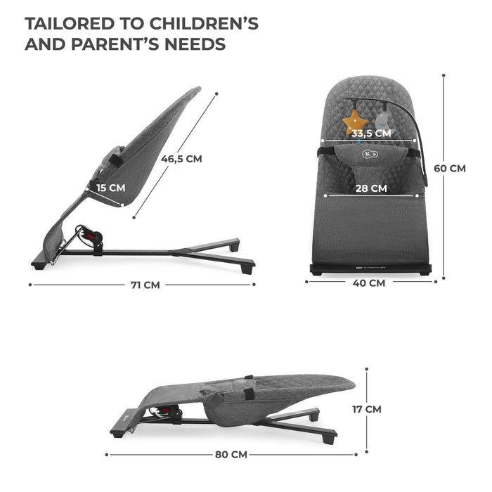 Balansoar Kinderkraft Mimi, Grey