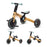 Bicicletă de Echilibru / Tricicletă Kinderkraft 4Trike, Sunflower Blue