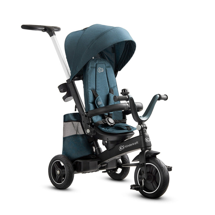 Tricicletă Kinderkraft Easytwist, Midnight Green