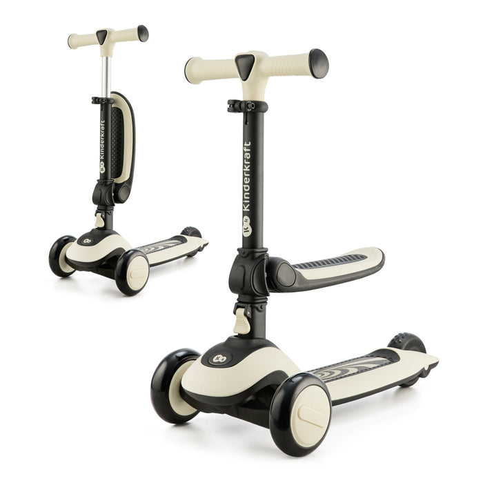 Trotinetă Kinderkraft Halley, Stone White