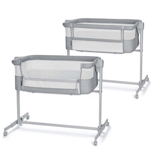 Pătuț Co-Sleeper Kinderkraft Neste Up, Full Light Grey