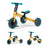 Bicicletă de Echilibru / Tricicletă Kinderkraft 4Trike, Primrose Yellow