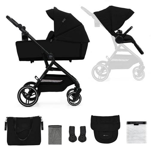 Cărucior Kinderkraft Yoxi 2In1, Pure Black