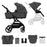 Cărucior Kinderkraft Yoxi 2In1, Moonlight Grey