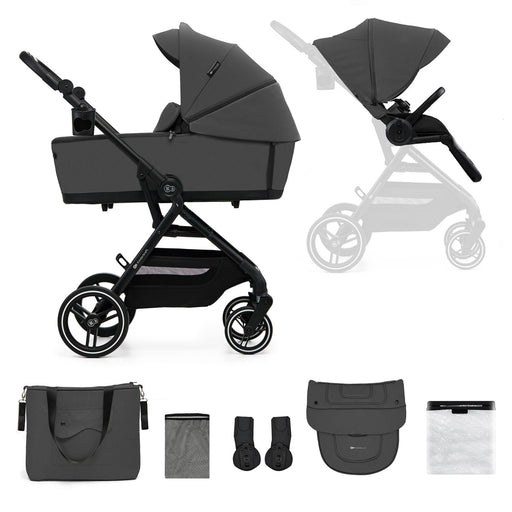 Cărucior Kinderkraft Yoxi 2In1, Moonlight Grey