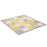 Covoraș de Joacă Kinderkraft Luno Shapes, Puzzle 3D, Spuma, Yellow