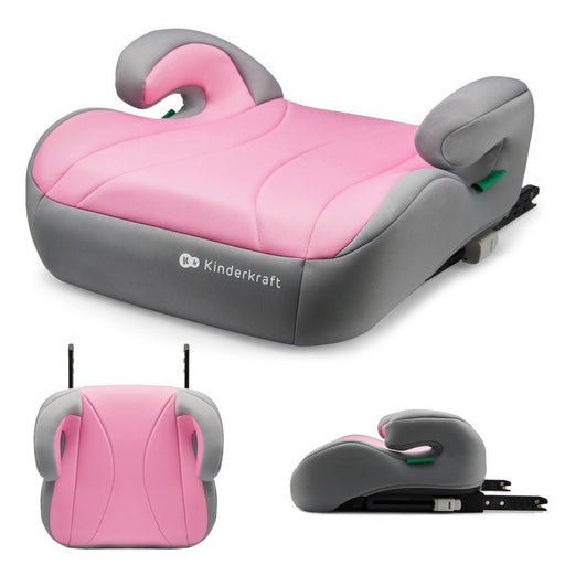 Înălțător Auto Kinderkraft Boost, I-Size 135-150 cm, Rose Pink