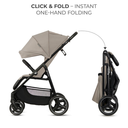 Cărucior Sport Kinderkraft Trig3 Stone Beige