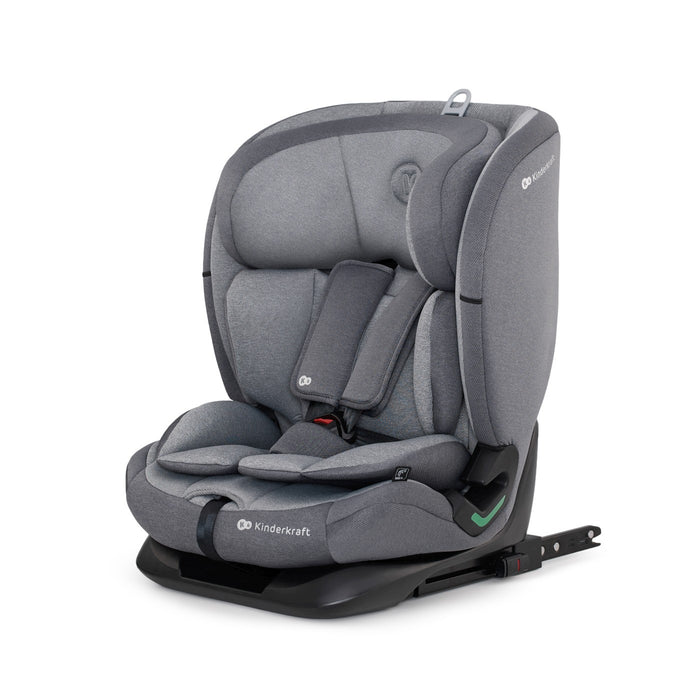 Scaun Auto I-Size, 76-150 cm, Kinderkraft Oneto 3, Isofix, Cool Grey