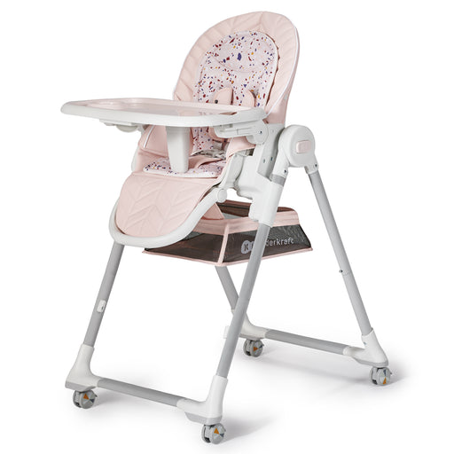 Scaun de Masă Kinderkraft Lastree,  2 in 1, Transformabil, Pink