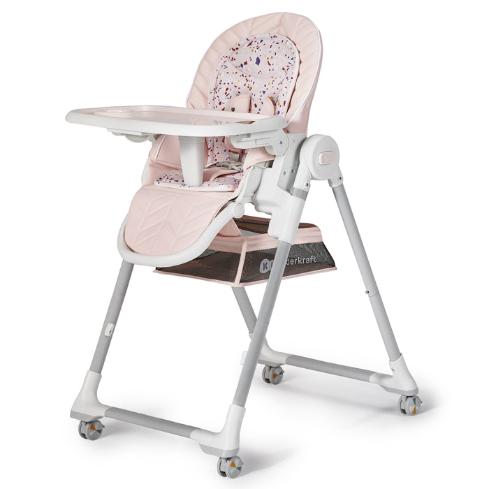 Scaun de Masă Kinderkraft Lastree,  2 in 1, Transformabil, Pink