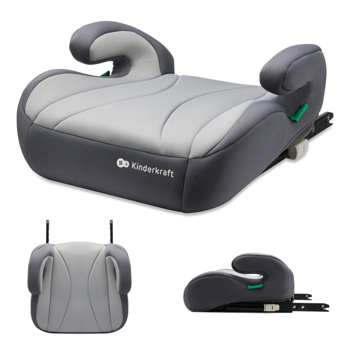 Înălțător Auto Kinderkraft Boost, I-Size 135-150 cm, Grey
