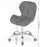 Scaun de birou, Artool, Avola, rotativ, piele ecologica, gri, 47.5x55.5x84.5 cm