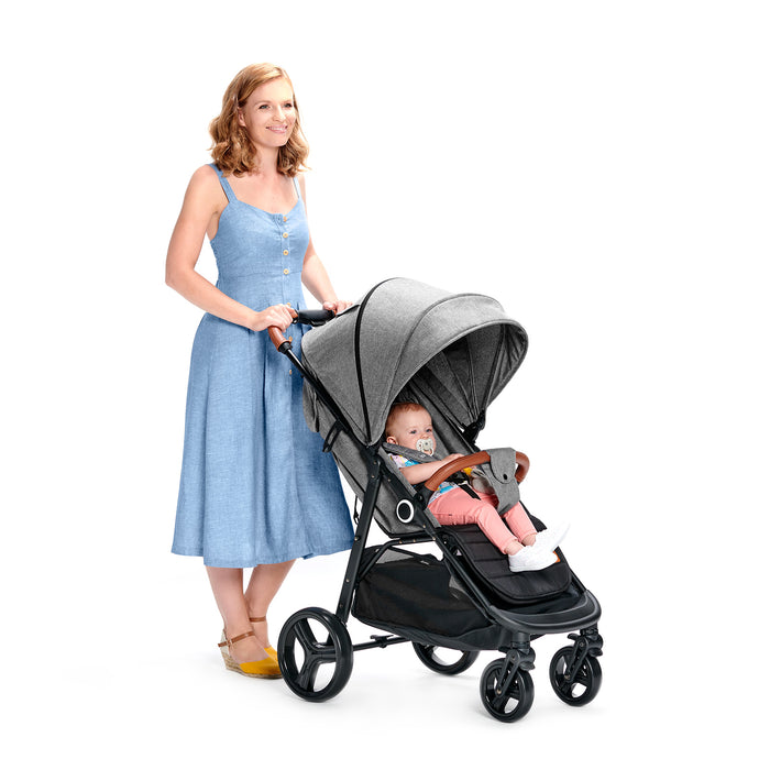 Cărucior Sport Kinderkraft Grande Plus, Grey