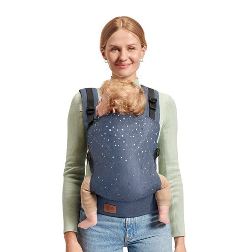 Marsupiu Ergonomic Kinderkraft Nino, până La 20 kg, Confetti Denim