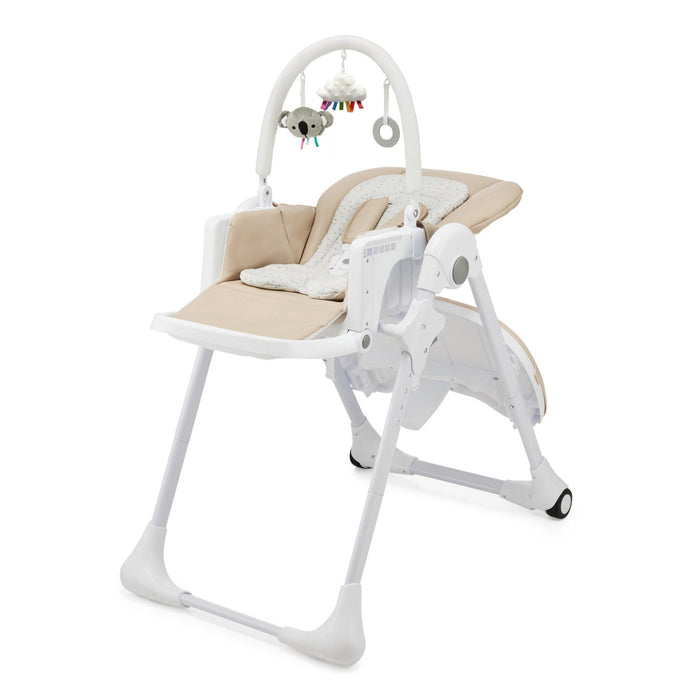 Scaun de Masă Kinderkraft Tummie, Pliabil, Beige