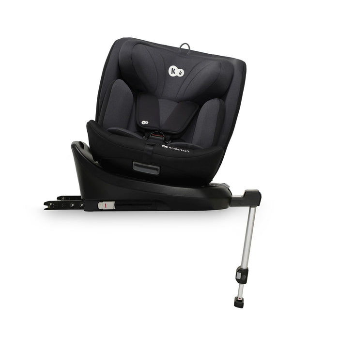 Scaun Auto I-Size, 40-150 cm, Kinderkraft I-360, Black