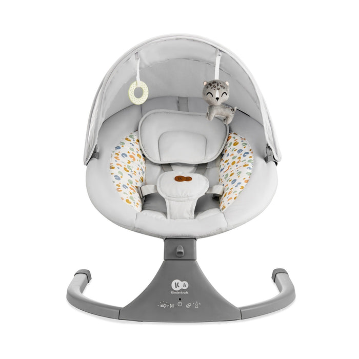 Leagăn Electric Kinderkraft Lumi 2, Light Grey