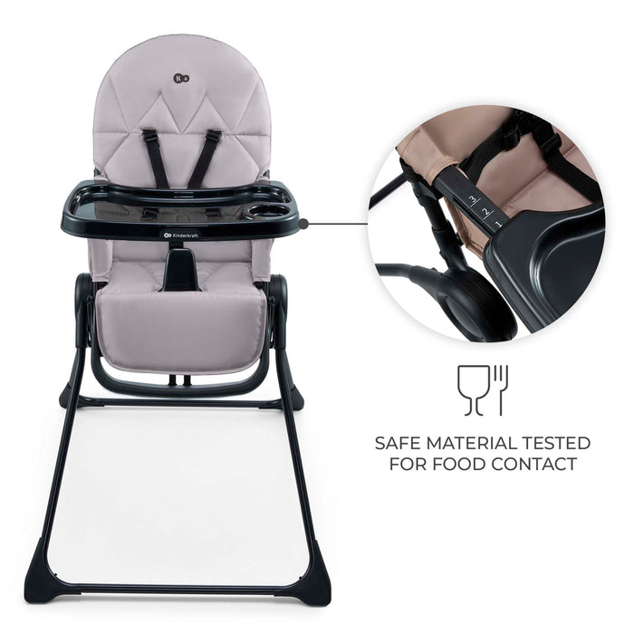 Scaun de Masă Kinderkraft Binci, Grey