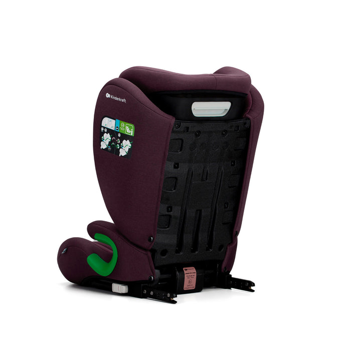 Scaun Auto Kinderkraft Junior Fix2, I-Size 100-150 cm, Cherry Red