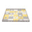 Covoraș de Joacă Kinderkraft Luno Shapes, Puzzle 3D, Spuma, Yellow