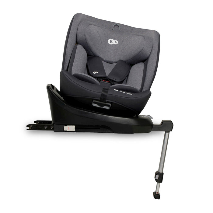 Scaun Auto I-Size, 40-150 cm, Kinderkraft I-360, Grey