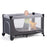 Pătuț de Calatorie Kinderkraft Leody, Grey
