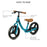 Bicicletă fără Pedale Kinderkraft Space Dark Blue
