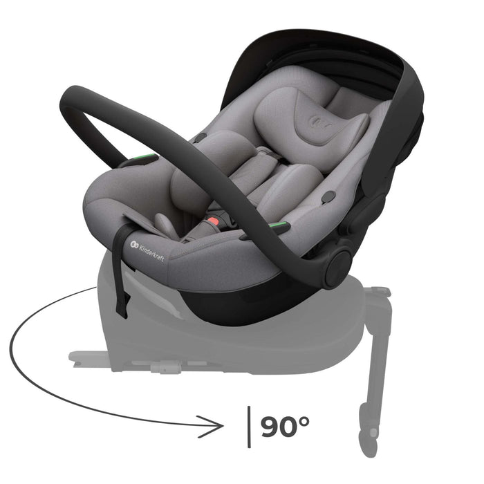 Scoică Auto Kinderkraft I-Lite 40-87 cm, Grey